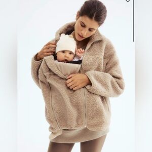H&M MAMA BEFORE & AFTER BABYWEARING FLEECE JACKET